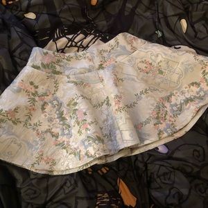 If The Shoe Fits Brocade Skirt